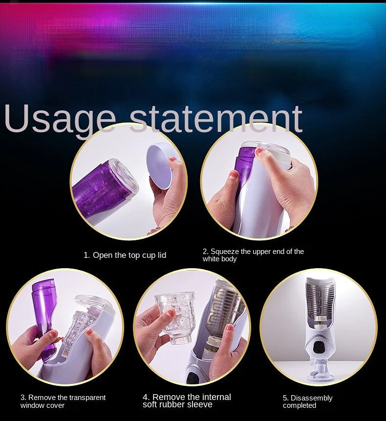 10 speed rotary telescopic male masturbate intelligent voice flying cup