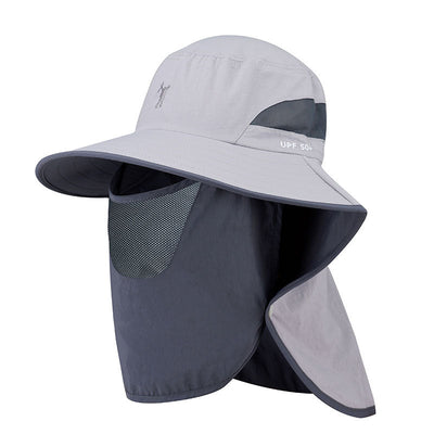 Outdoor sun protection waterproof anti-mosquito cap - versaley