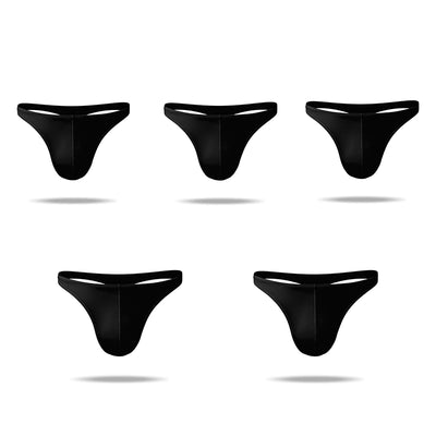 5 Pics Newest Superior Ice Silk Cool Comfortable Men's Thong - versaley