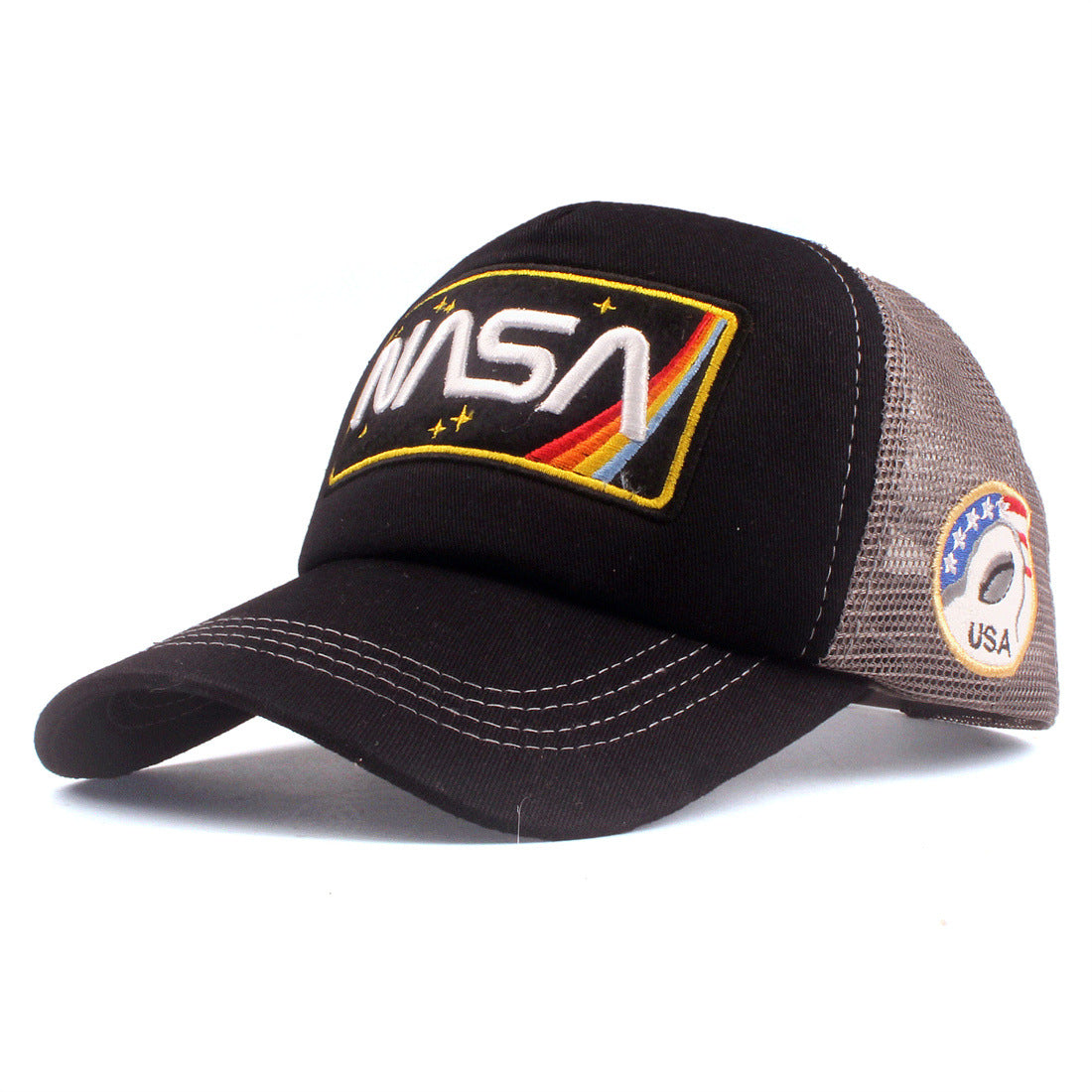 NEW NASA EMBROIDERED BASEBALL CAP - versaley