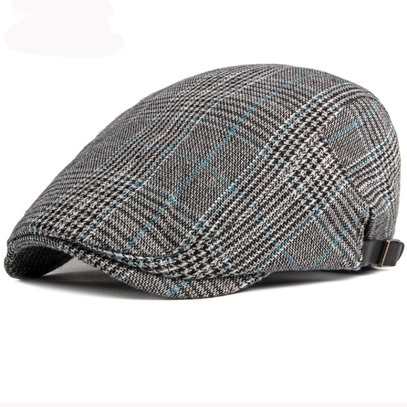 "Swender" Cotton Flat Cap - versaley