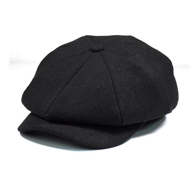 Newsboy Cap Wool British Style Vintage Flat Cap - versaley