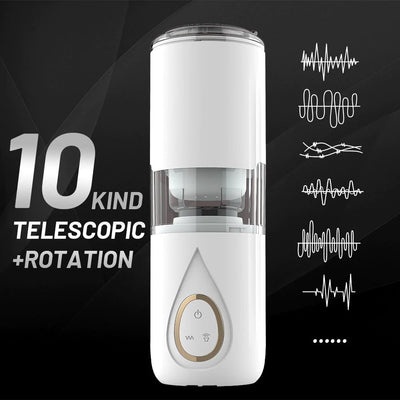 Airplane Cup fully automatic telescopic rotary sound male masturbator