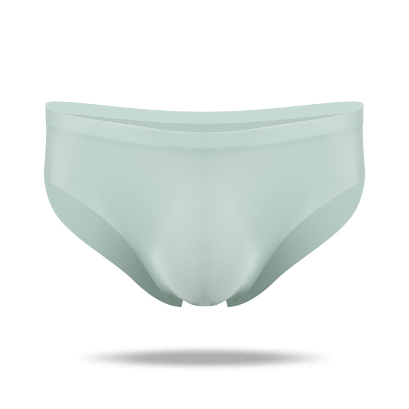 Ice Silk Cool Half Transparent Men's Brief - versaley