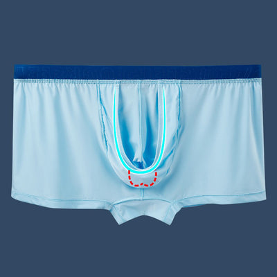 The 2nd Superior Ice Silk Dual Pouch Men's Trunk - Bird Nest Series - versaley