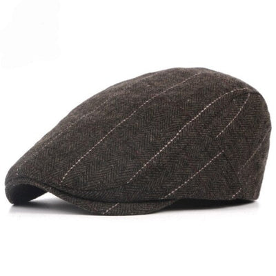 "Derrence" Wool Flat Cap - versaley