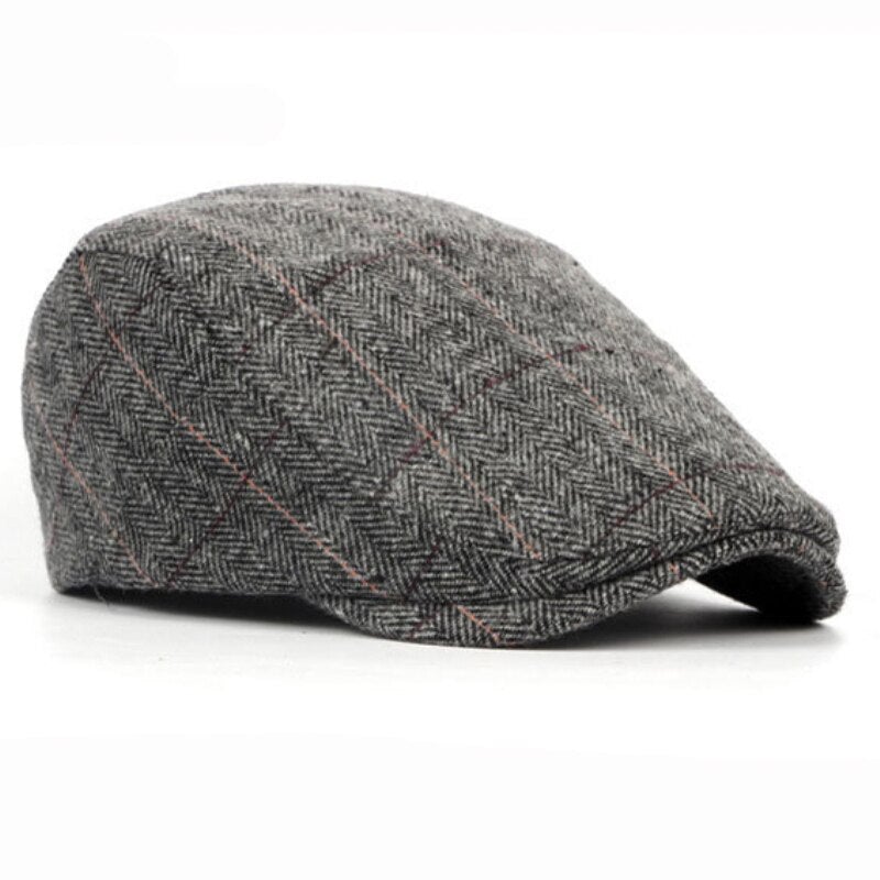 "Derrence" Wool Flat Cap - versaley