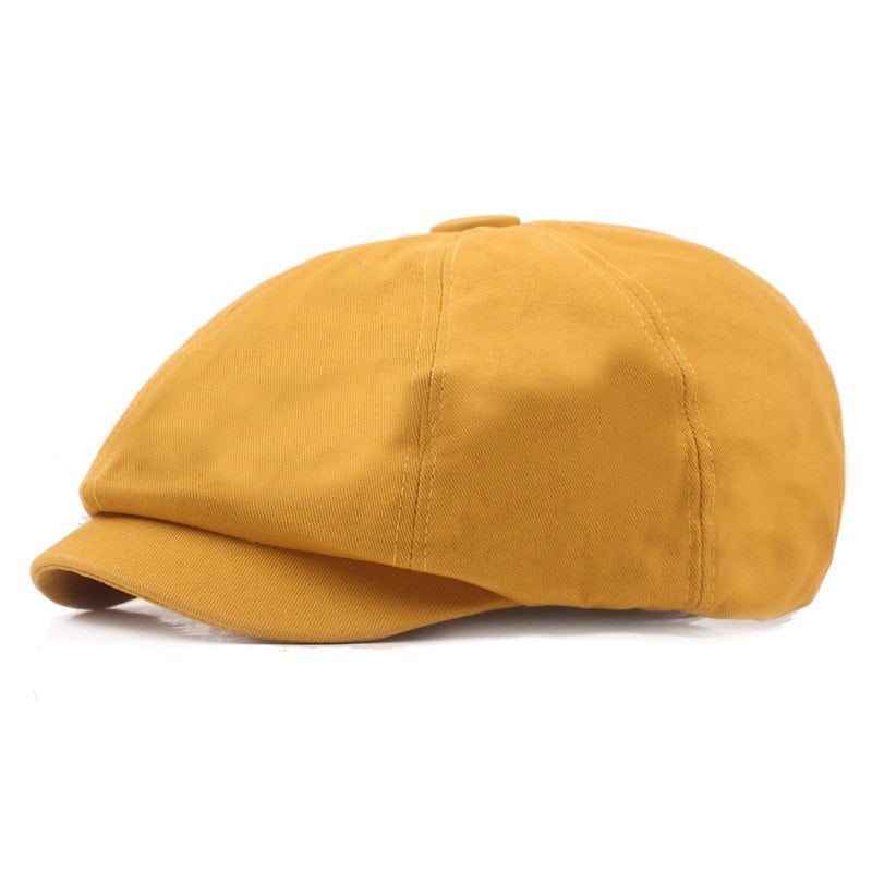 "NY Pump" Newsboy Cotton Cap - versaley