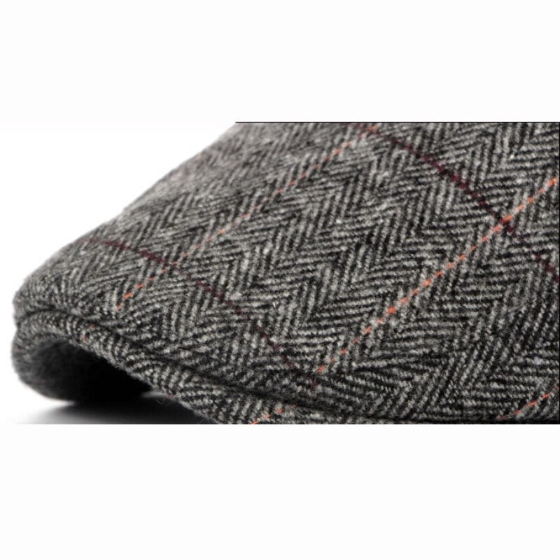 "Derrence" Wool Flat Cap - versaley