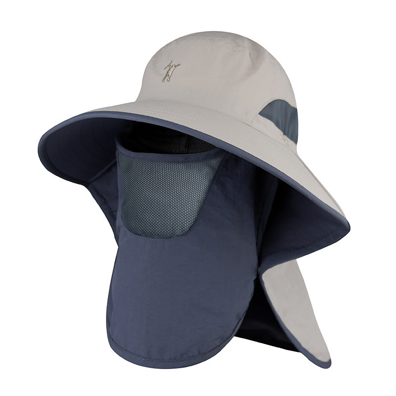 Outdoor sun protection waterproof anti-mosquito cap - versaley