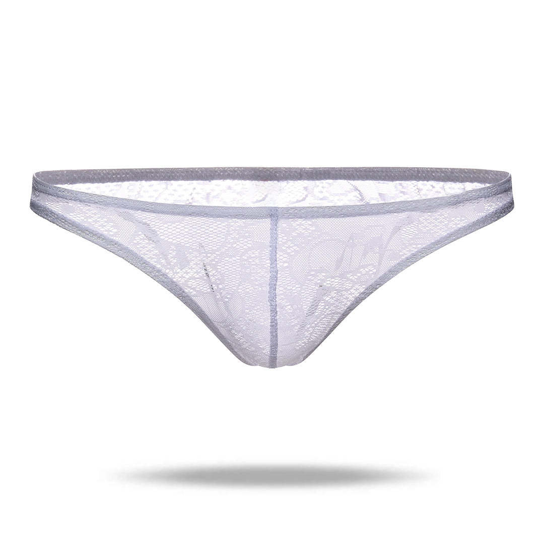 Sexy Style Low Waist Lace  Men's Brief - versaley