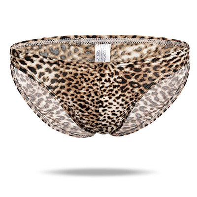 Ice Silk Sexy leopard Men's Brief - versaley