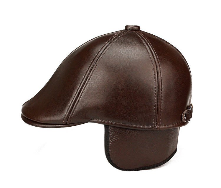 “Detective” True first layer cowhide forward cap - versaley