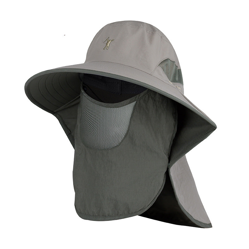 Outdoor sun protection waterproof anti-mosquito cap - versaley