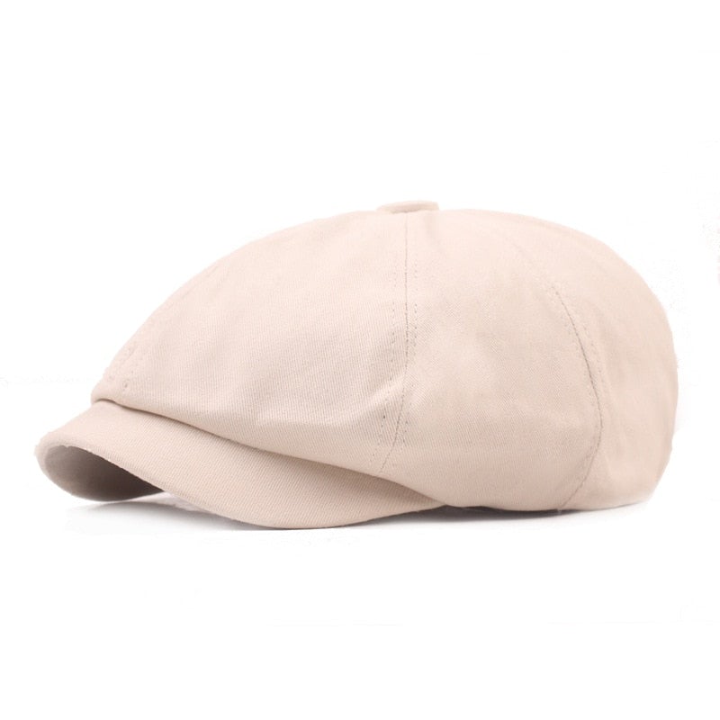 "NY Pump" Newsboy Cotton Cap - versaley