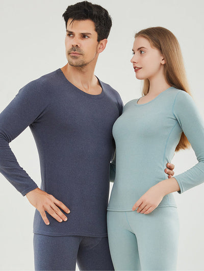 Couple Heating Fleece Thickening Pajamas Set