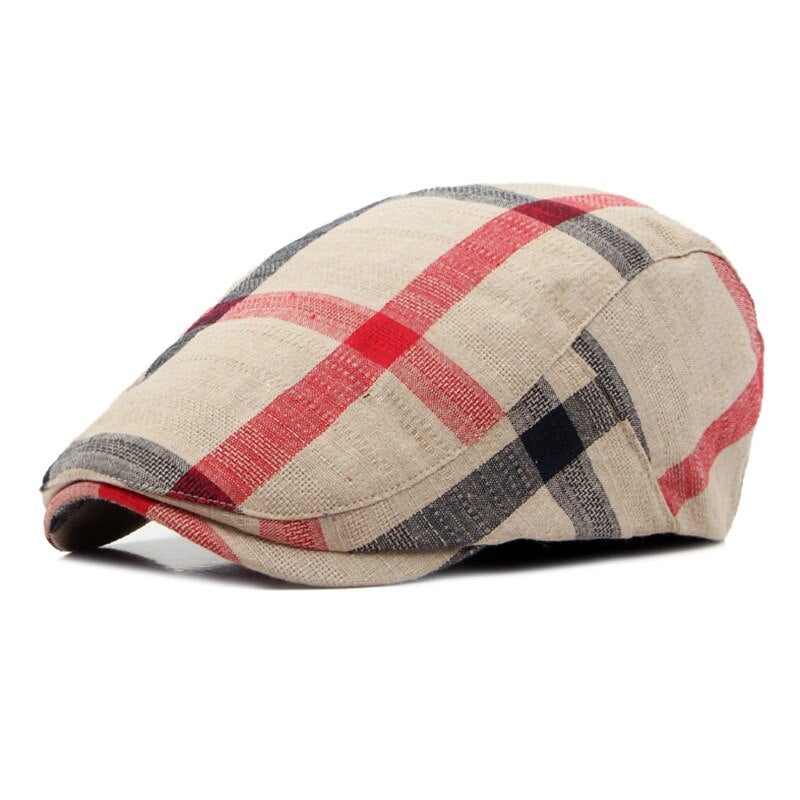 "Derrence" Cotton Flat Cap - versaley