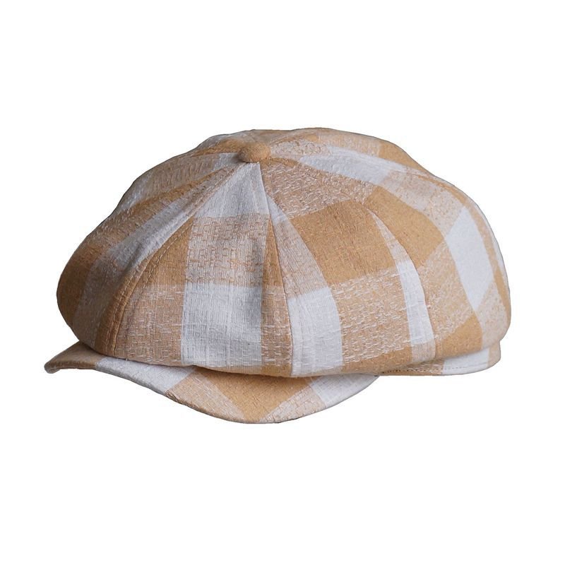 Vintage Linen Newsboy Hat 56-59CM - versaley