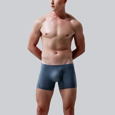 3 Pack Cool Trackless Thin Pouch Men's Boxer Briefs - versaley
