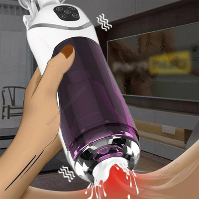 10 speed rotary telescopic male masturbate intelligent voice flying cup