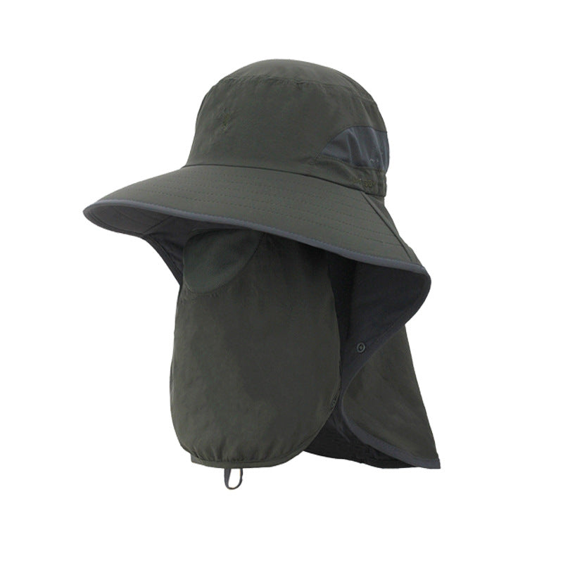 Outdoor sun protection waterproof anti-mosquito cap - versaley