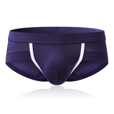 4 Pack Modal Breathable Underwear U Convex Pouch Briefs - versaley