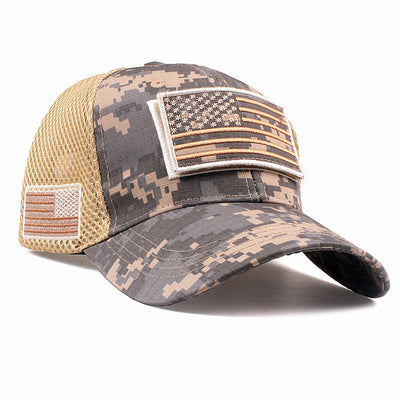 FLAG CAMOUFLAGE BASEBALL CAP - versaley