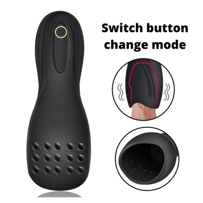 Male Masturbator Vibrator - Blowjob Toy