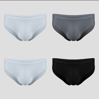 4 Pack Ball Support Seamless Men's Underwear - versaley