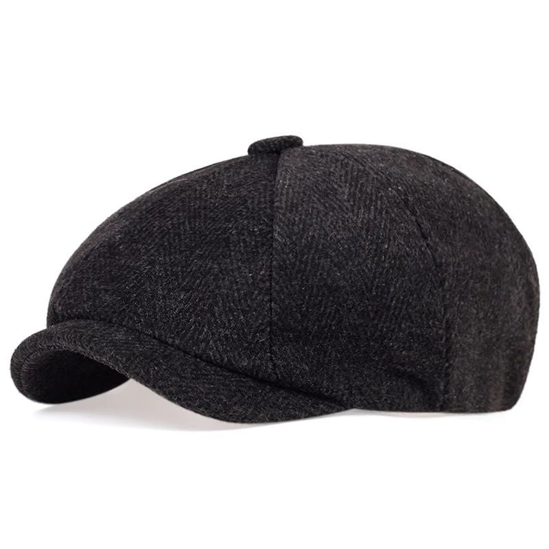 Newsboy Hats Herringbone Octagon Cap Tommy Shelby Hat - versaley