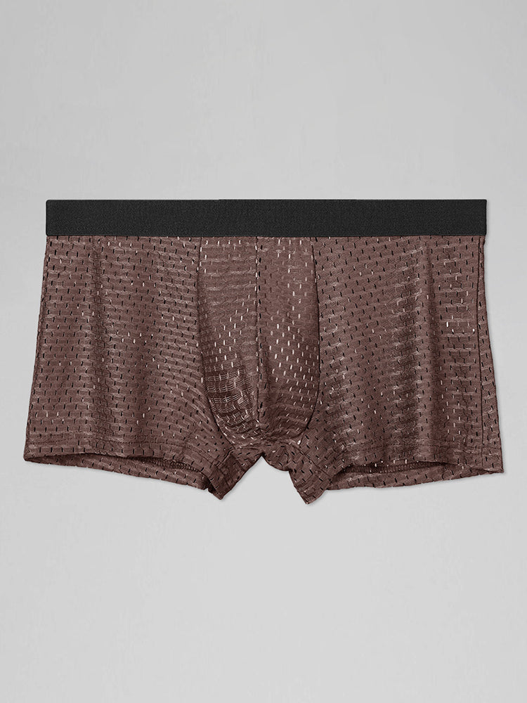 4 Pack Cool Mesh Ice Silk Men's Trunks - versaley