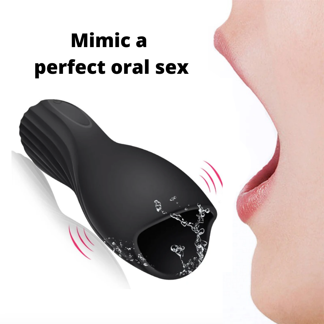 Male Masturbator Vibrator - Blowjob Toy