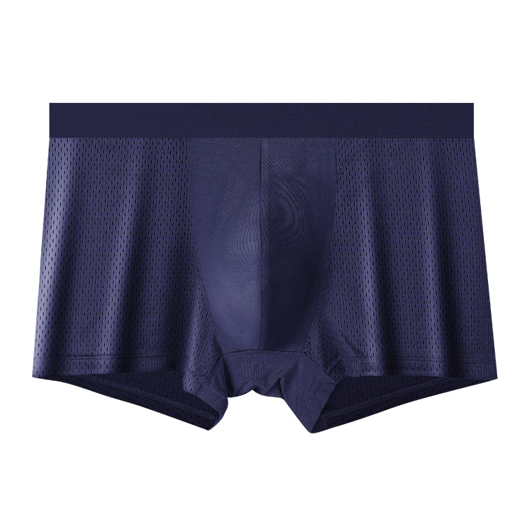 Big Size Range Mesh Ice Silk Cool Men's Boxer Brief - versaley