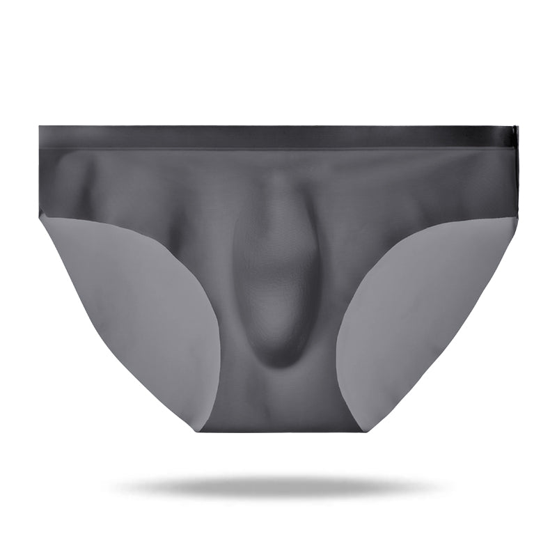 Ice Silk Cool Half Transparent Men's Brief - versaley