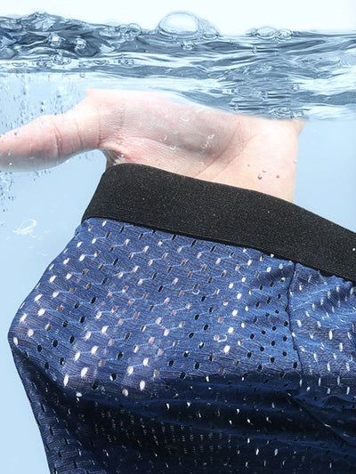 4 Pack Cool Mesh Ice Silk Men's Trunks - versaley