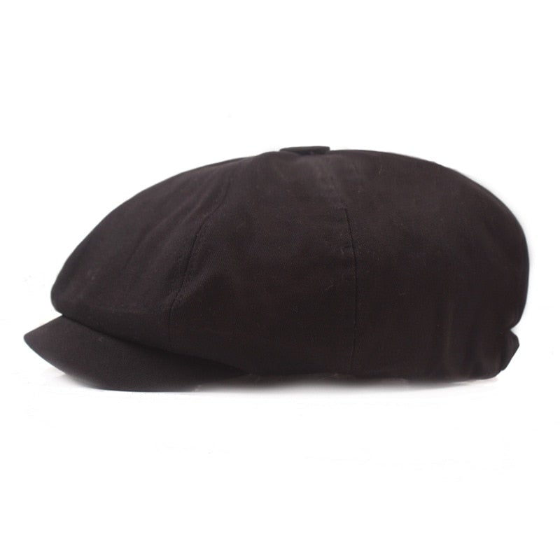 "NY Pump" Newsboy Cotton Cap - versaley