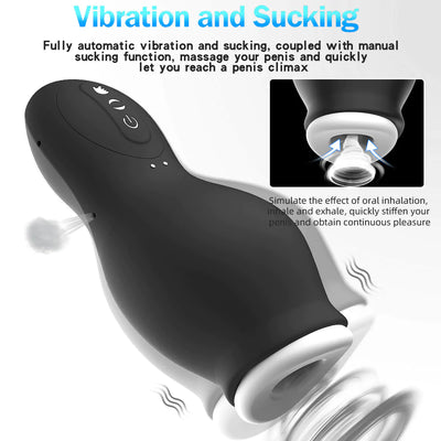 Rechargeable suck masturbation massage airplane Cup glans trainer for men