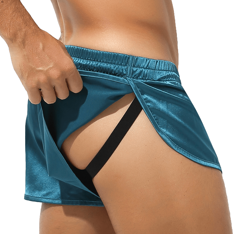 Silky Jockstrap Shorts