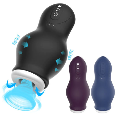 Rechargeable suck masturbation massage airplane Cup glans trainer for men