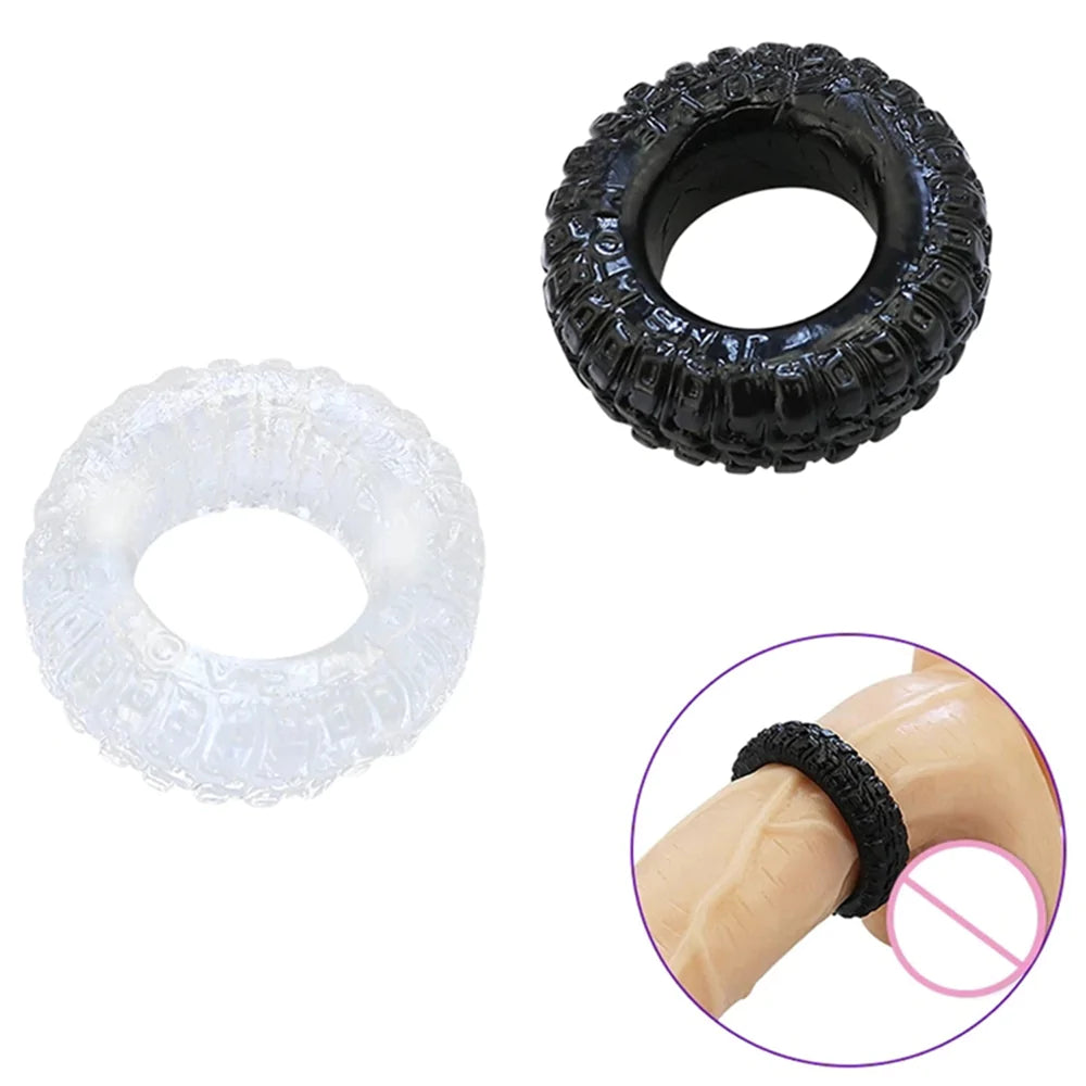 Shaped energy hardening wheel ring lock ring male masturbation