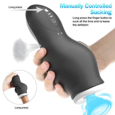Rechargeable suck masturbation massage airplane Cup glans trainer for men