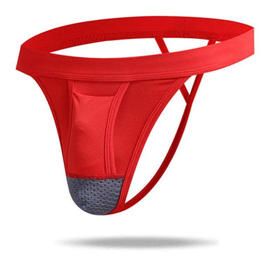 Micro Modal  Cool  Dual Pouch Men's Thong - versaley