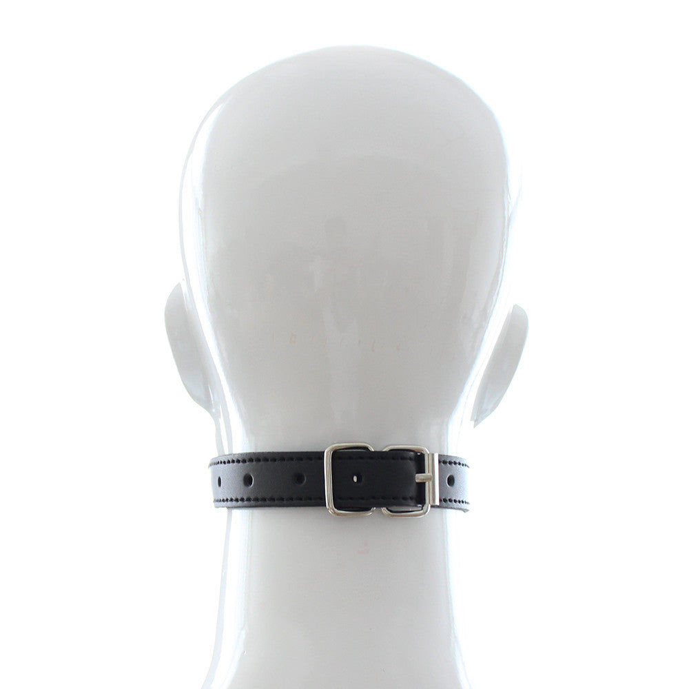 Metal Ring Plug Leather Double Ring Mouth Ball