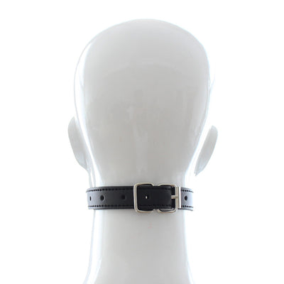 Metal Ring Plug Leather Double Ring Mouth Ball