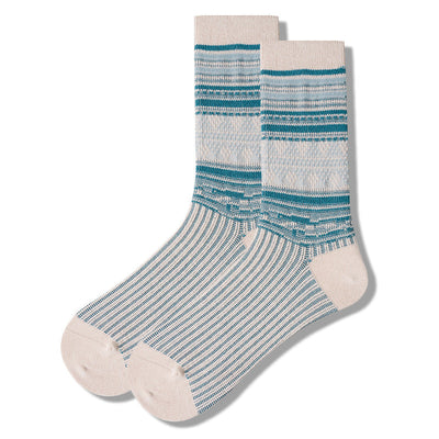 4 Pack Retro Ethnic Style Crew Socks