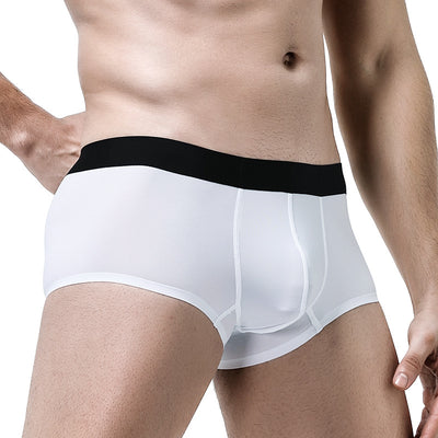 New Ice Silk Seamless Solid Color Men's Underwear - versaley