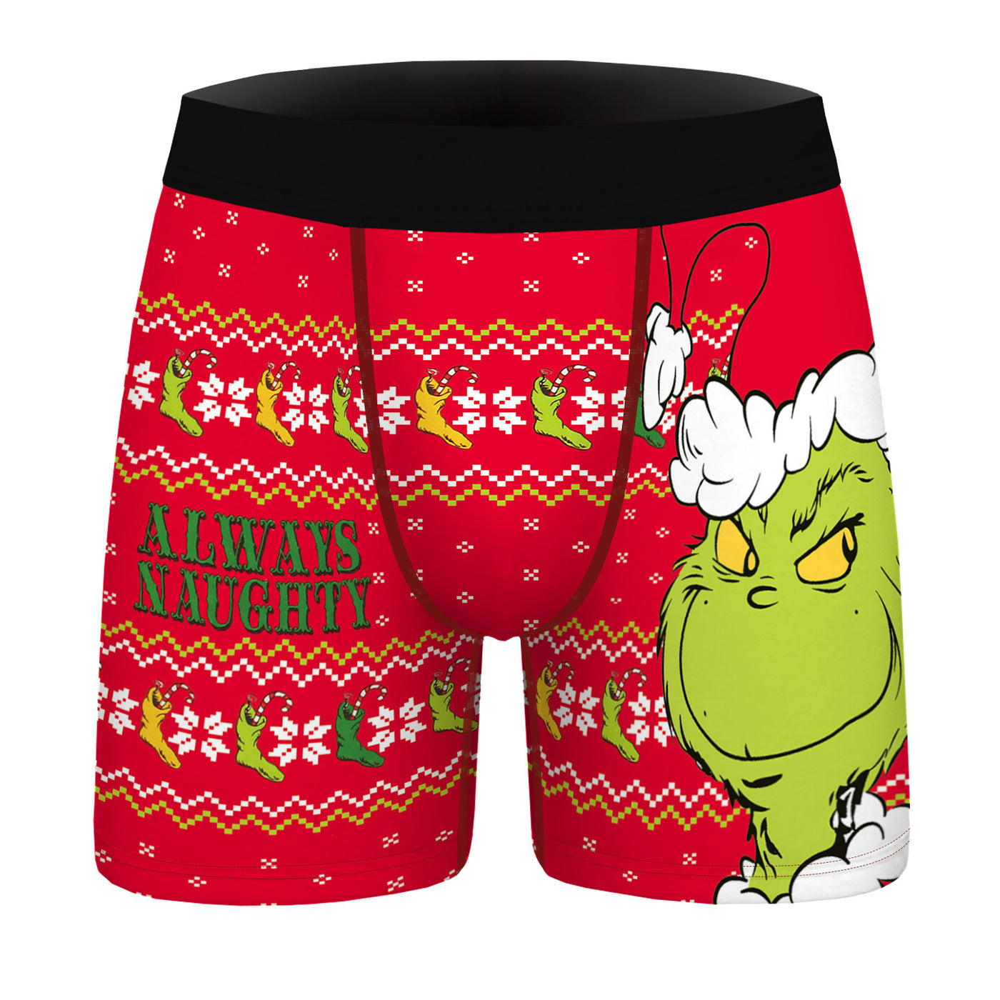 Personalized Christmas Men's Underwear - versaley