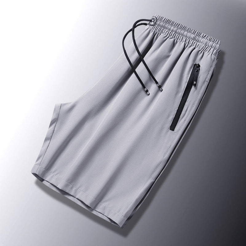 New Casual Breathable Ultra Thin Ice Silk Men's Beach Pants - versaley
