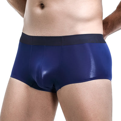 New Ice Silk Seamless Solid Color Men's Underwear - versaley