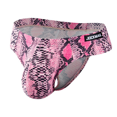 Ice Silk Men's Leopard Thong - versaley